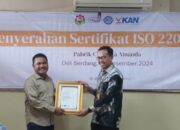 Amanda Brownies Sumut & Aceh Raih Sertifikasi ISO 22000:2018