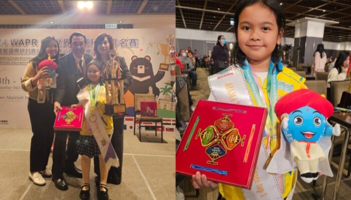 Sempoa SIP Harapkan Evelyn Tingkatkan Prestasinya