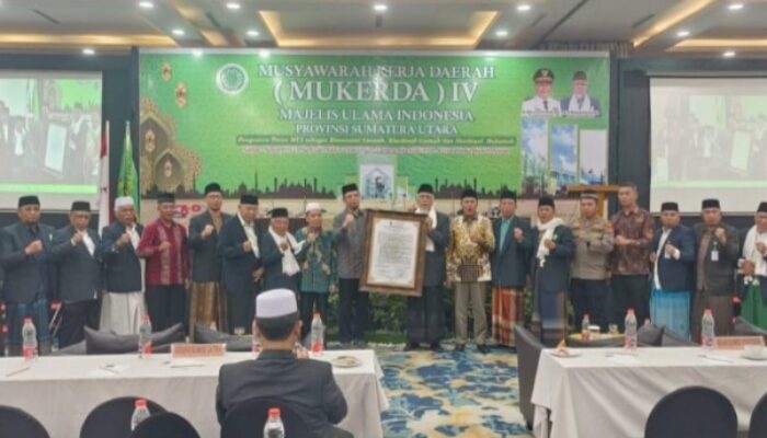 Pj Gubsu Buka Mukerda Digelar MUI Sumut Sekaligus Tandatangani Piagam Kesepahaman