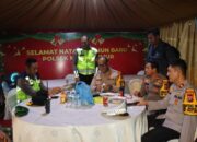 Kapolrestabes Medan Cek Pospam Nataru Pastikan Kesiapan Personel