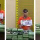 Tersangka kasus narkotika diamankan dengan barang bukti puluhan kilogram sabu-sabu. Waspada/Ist