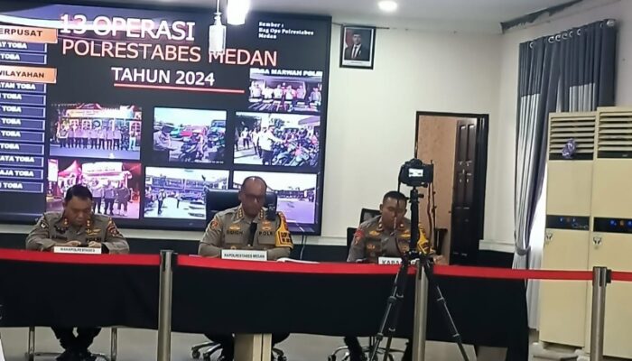 Selama 2024, Kasus Curat Mendominasi Kejahatan Di Wilkum Polrestabes Medan