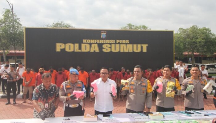 Polda Sumut Musnahkan Barang Bukti Narkotika