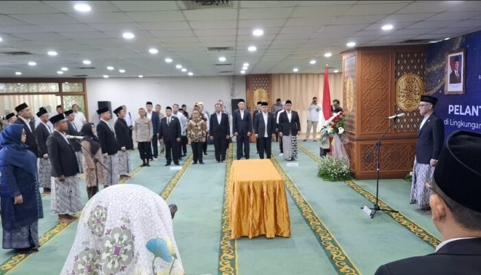 35 Orang Pejabat BP Haji Dilantik di Masjid, Kepala BP Haji:  Simbol Integritas dan Kesederhanaan