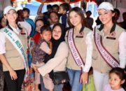 Putri Indonesia Terjun Ke Pengungsian Korban Banjir Longsor Sukabumi
