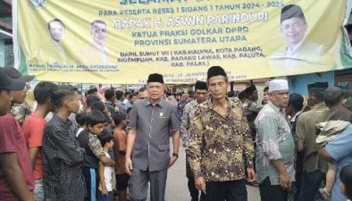 Aswin Parinduri Jemput Aspirasi Masyarakat Madina