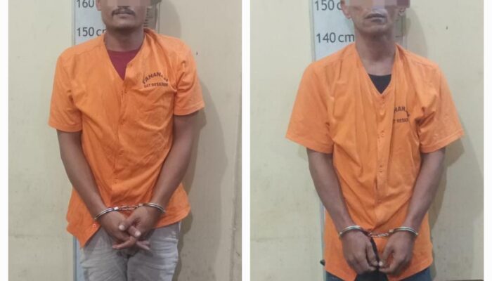 Polres Langkat Tangkap Dua Pria Diduga Pengedar Sabu