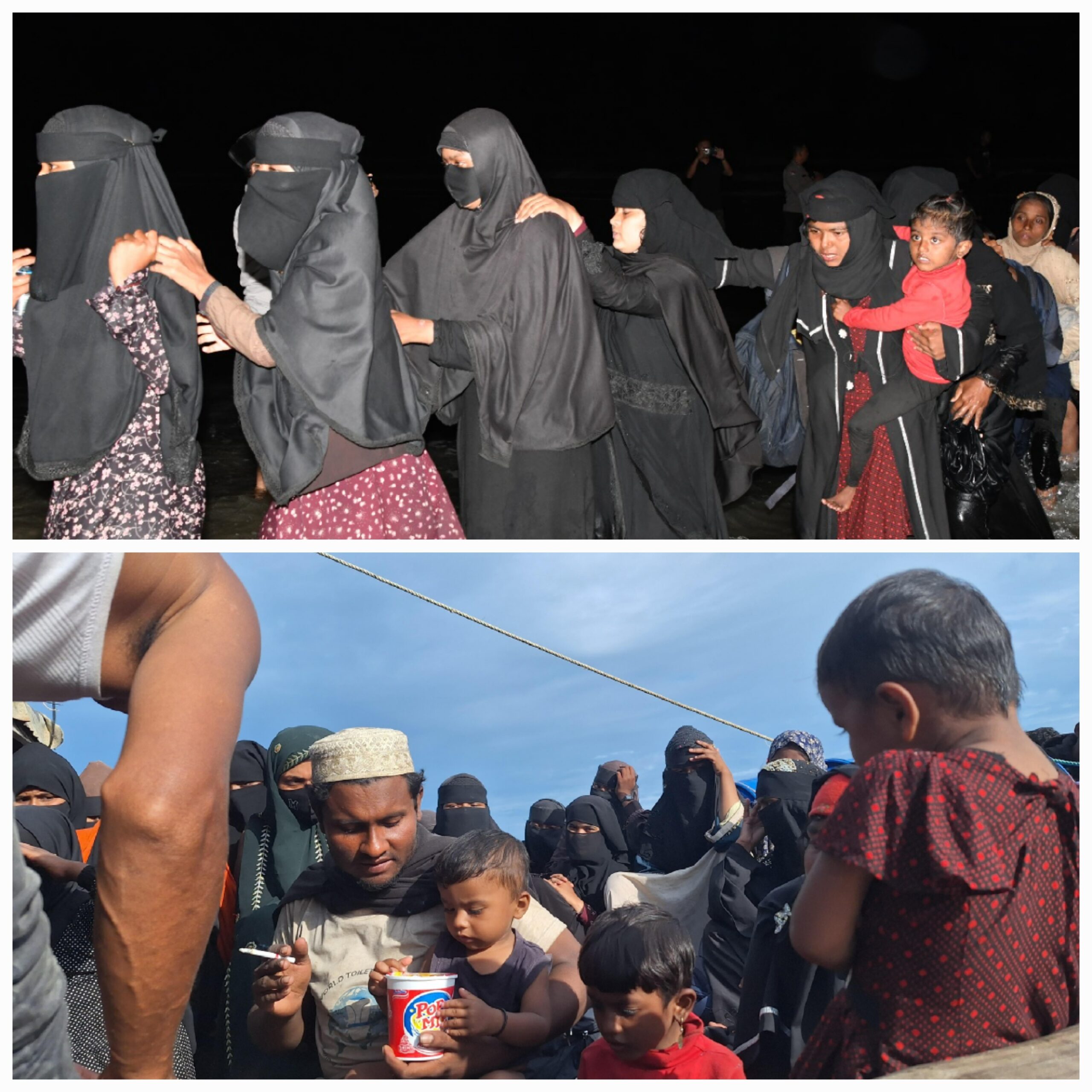 Lima Jam Tertahan Di Kapal, 76 Muslim Etnis Rohingya Didaratkan Lima Jam Tertahan Di Kapal, 76 Muslim Etnis Rohingya Didaratkan