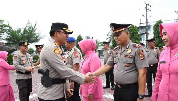 51 Polisi Aceh Timur Naik Pangkat