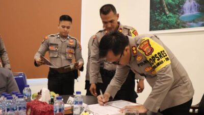 Polres Aceh Timur Jamin Pengamanan Objek Vital Polres Aceh Timur Jamin Pengamanan Objek Vital