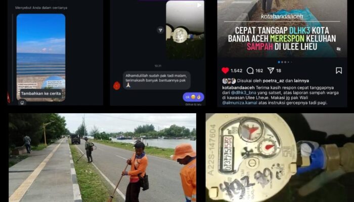 Pemko Banda Aceh Respons Keluhan Warga Terkait Air Dan Sampah