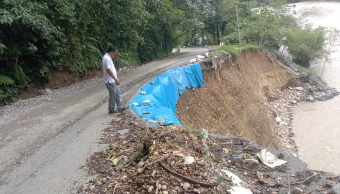 Jalan Nasional Ruas Kutacane-Gayo Lues Nyaris Putus