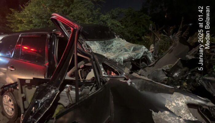 Tabrak Dump Truk, Waka Polres Pelabuhan Belawan Meninggal Dunia