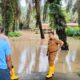 Akibat Meluapnya Sungai Sosa Puluhan Rumah di Sosa Julu Terendam