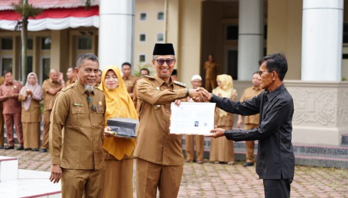 Apel Gabungan Perdana Awal Tahun, Satu ASN Purnatugas