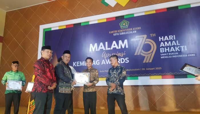 Malam Apresiasi Ke-79 HAB Kemenag RI Kota Subulussalam Khidmat