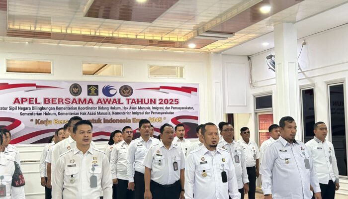 Apel Bersama ASN Lapas Labuhanruku