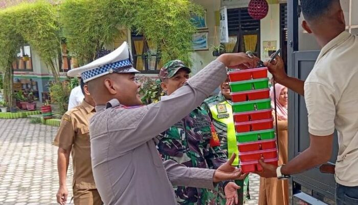 Polantas Kawal Distribusi Makan Bergizi Gratis