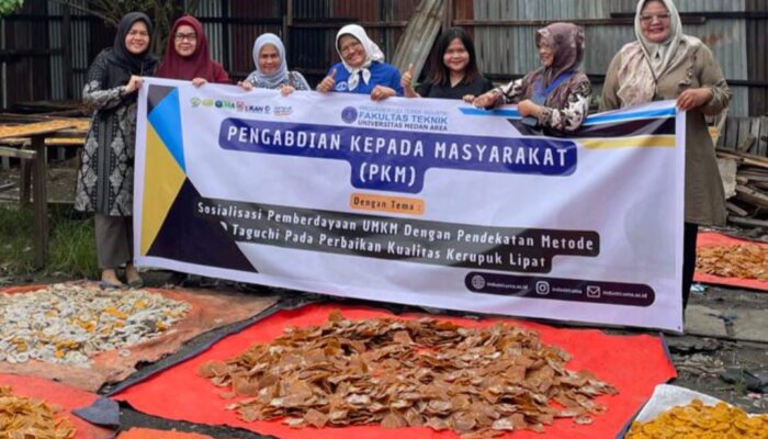 Dosen UMA Berdayakan UMKM Kerupuk Lipat