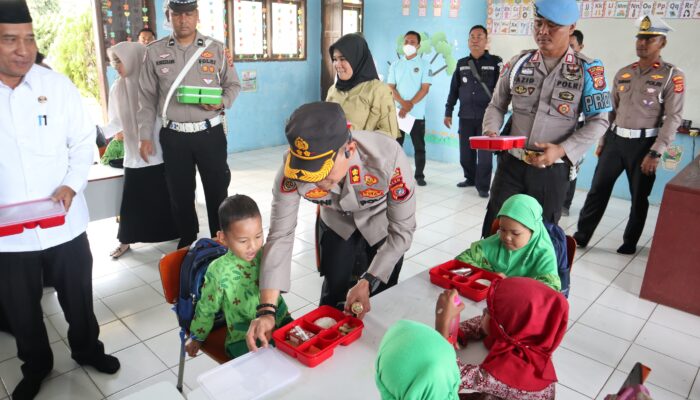 Polres Agara Monitoring Pelaksanaan Program Makanan Sehat Bergizi Gratis