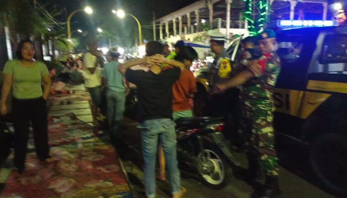 Polres Sibolga Bersama TNI Dan Sat Pol PP Patroli Cegah Aksi Tindak Pidana