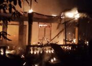 Korsleting Listrik, 2 Rumah Di Kampung Rakyat Terbakar