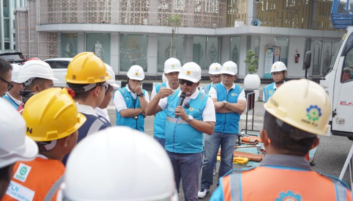 Peduli Keselamatan, PLN UID Sumut Apel Siaga Bulan K3 Nasional