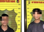 Polres Sabang Tangkap Dua Pelaku Tindak Pidana Perdagangan Orang