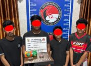4 Pria Plus 20 Paket Sabu Diamankan