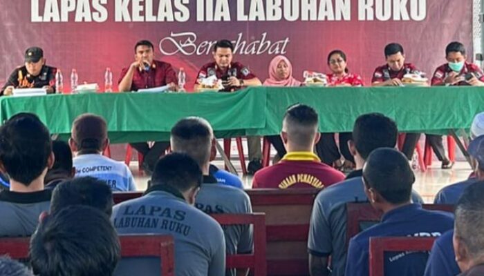 Penuhi Hak Warga Binaan, Lapas Labuhanruku Gelar Sidang TPP