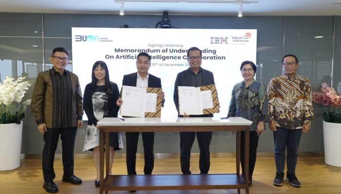 Perkuat AI Di Indonesia, Telkom bersama IBM Kokohkan Kemitraan Strategis