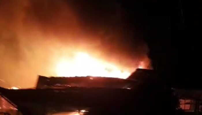 Empat Rumah Di Kuta Galuh Agara Hangus Terbakar