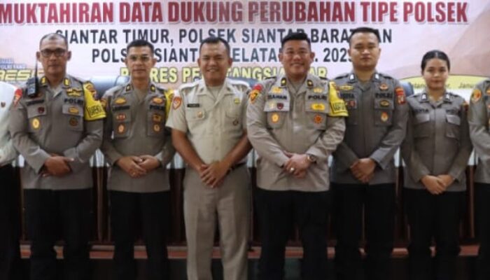 Polres P.Siantar Mutakhirkan Data Dukungan Perubahan Tipe Tiga Polsek