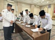 Penandatanganan Perkin Kanwil Kemenag Aceh
