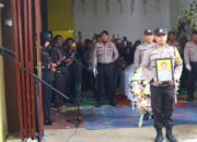 Polres P.Siantar Laksanakan Persemayaman Personel Dengan Tradisi Kepolisian