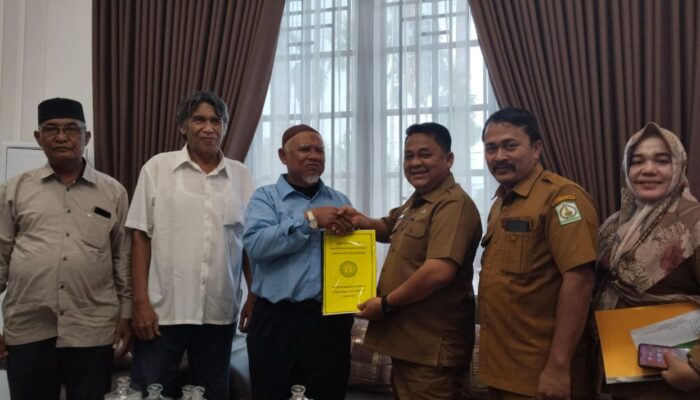 Pengurus MPD Aceh Tamiang Serahkan Rekomendasi Ke Pj Bupati