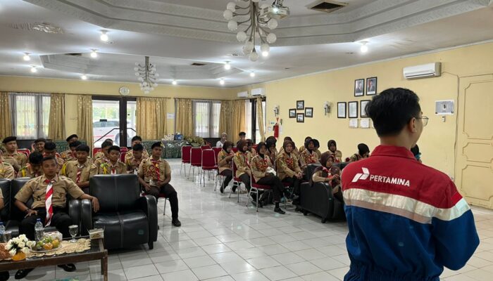 Pramuka Aceh Tamiang Ikuti Kegiatan Study Tour Migas