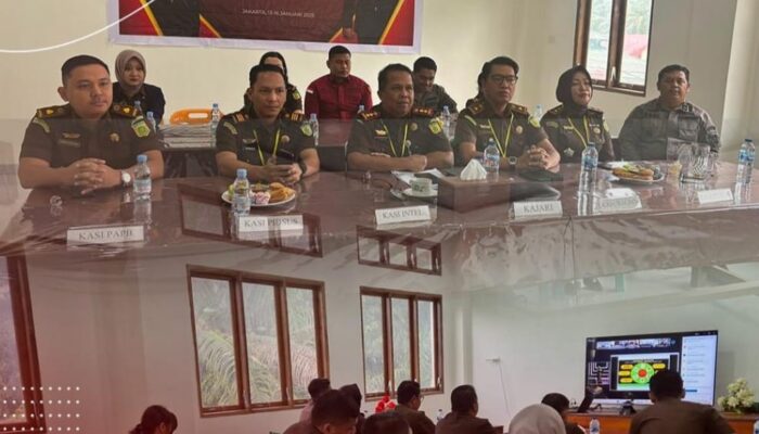 Kejari Padang Lawas Rakernas Kejaksaan Secara Virtual