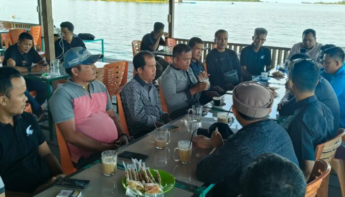 Dandim Baru Simeulue, Qomarus Zaman Ngopi Bareng Wartawan