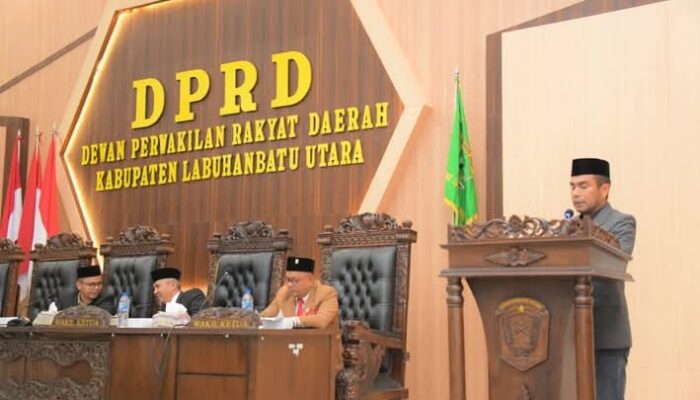 DPRD Labura Paripurna Penetapan Bupati Dan Wabup Terpilih