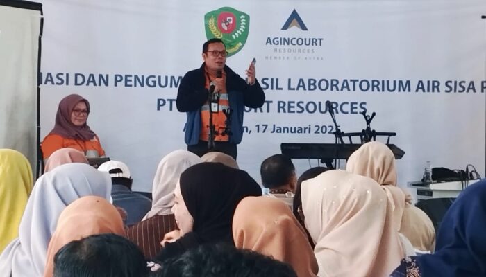 Agincourt Resources Komit Jaga Baku Mutu Sisa Air Proses Tambang Emas Martabe
