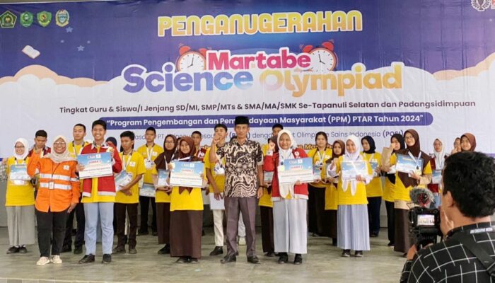 MAN IC Tapsel, Panen Medali Kompetisi Martabe Science Olympiad 2024