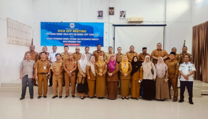 Bappeda Agara Rakor Kick-Off Meeting Penyusunan Ranwal Rencana Kerja SKPK 2026