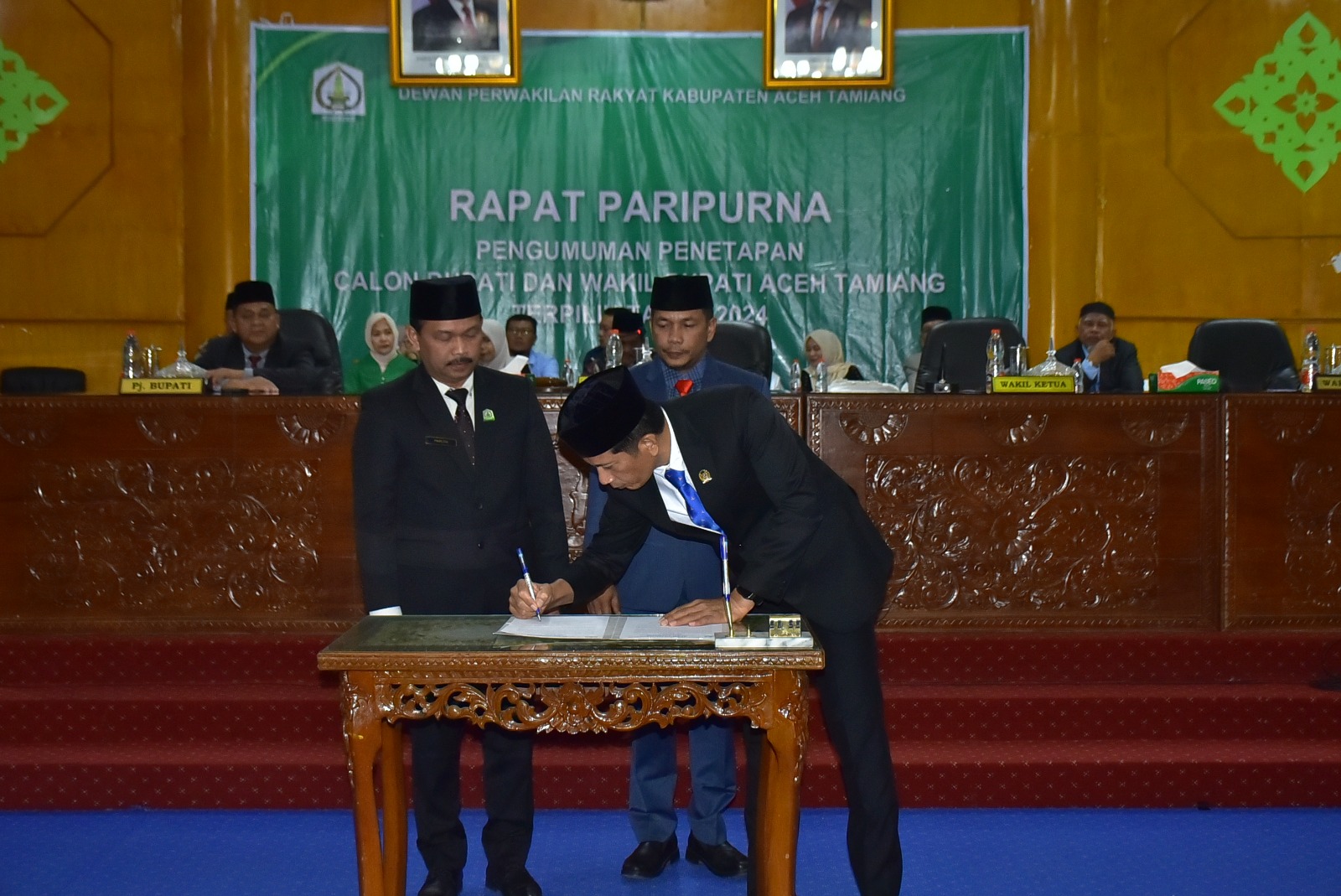 DPRK Aceh Tamiang Gelar Paripurna Penetapan Bupati dan Wakil Bupati Terpilih