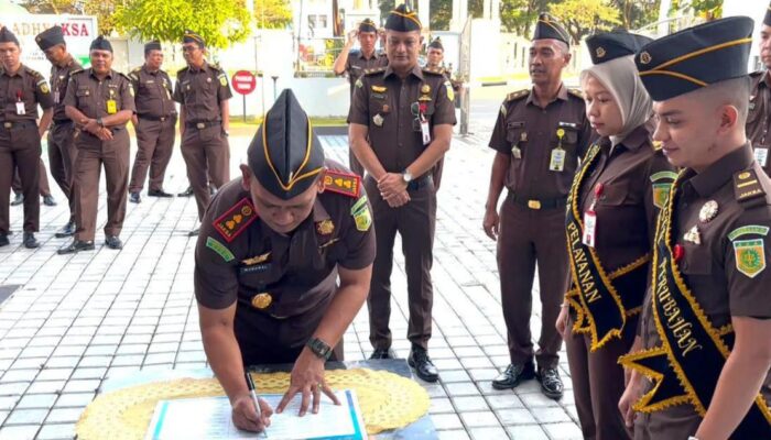 Kejari Bireuen Tandatangani Wilayah Bebas Korupsi
