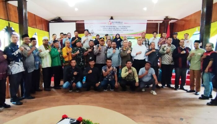 Bawaslu Tapsel Evaluasi Efektifitas Pengawasan Partisipatif Pilkada 2024