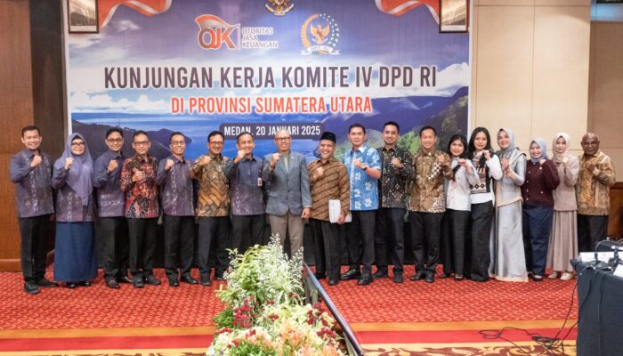 OJK Sumut Terima Kunjungan Kerja Komite IV DPD RI