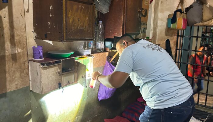 Wujudkan Bebas Halinar, Lapas Labuhanruku Lakukan Razia