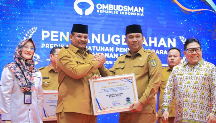 Kerja Nyata Untuk Publik, Banda Aceh Raih Predikat Tertinggi Ombudsman RI