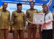 Pj Wali Kota Langsa Terima Penghargaan Dari Ombudsman RI